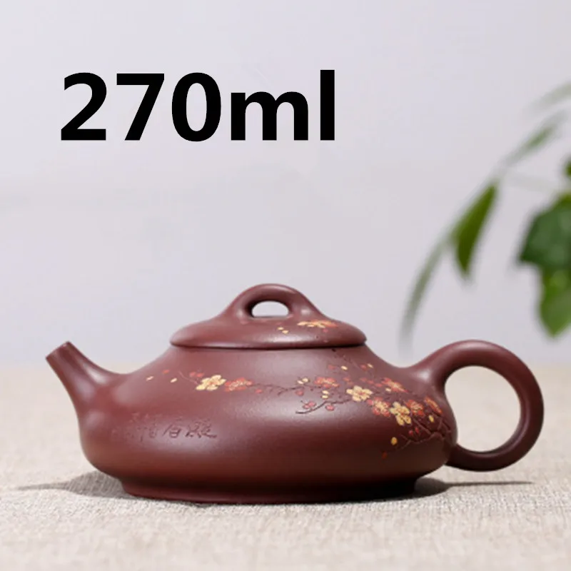 

Teapot Yixing Zisha Clay Chinese Porcelain Teapots Tea pot Ceramic 270ml New Arrived High Quality With Gift Box