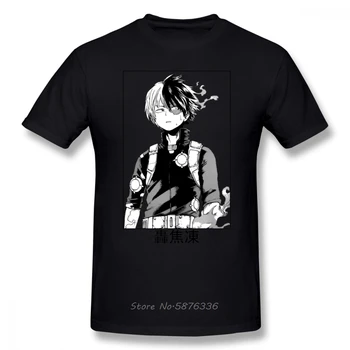

Deku T Shirt Todoroki Shoto T-Shirt Cute Graphic Tee Shirt Cotton Men Short Sleeves Anime Fashion Tshirt