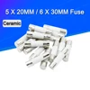 10PCS 5*20MM/6*30MM  Fast blow Ceramic Fuse  250V 0.1A 0.25A 0.5A 1A 1.5A 2A 2.5A 3A 3.15A 4A 5A 6A 6.3A 8A 10A 15A 16A 20A ► Photo 1/2