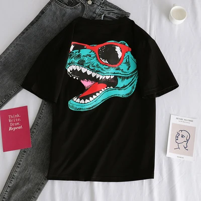 Xian 480 hei Женские футболки с коротким рукавом, Япония, Harajuku, для девочек, Ulzzang, свежий цвет, в полоску, радужная футболка, женская, Корейская, кавайная, розовая, топы, футболки - Цвет: Xian 480 hei