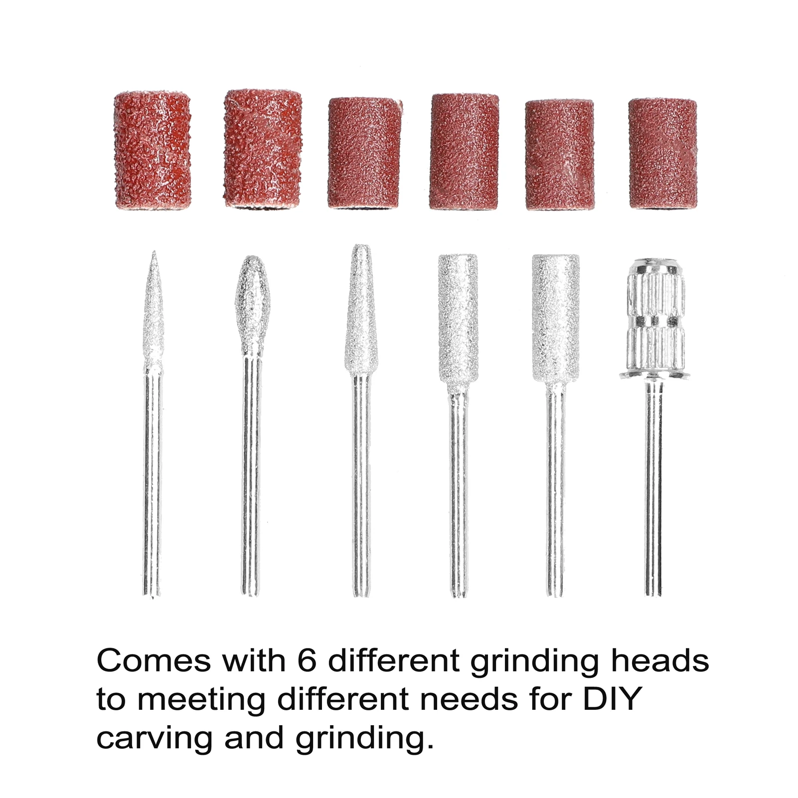 USB Power Supplys Handheld Mini Electric Grinder Nail Gelatum Removing Tool Machine Speed Adjustable Grinding Rotary Tool Kit 5