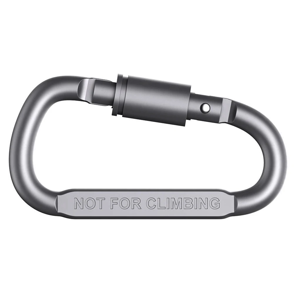 D-ring Snap Buckle Carabiner Keychain Camp EDC Tools Travelling Easy Carrying Aluminum Alloy Outdoor Durable Parts 4