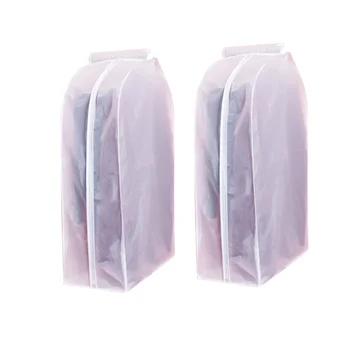 

2Pcs 60x30x110cm Dust Cover for Clothing Frosted Three Dimensional Dust Shield Storage Bag