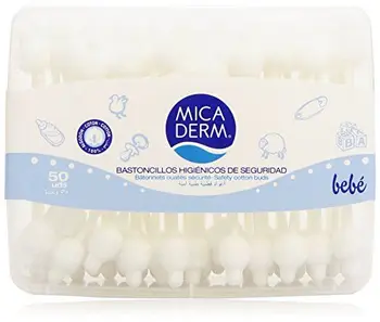 

micaderm – Coton-tiges bebe, 50 unités – [Paquet de 8]