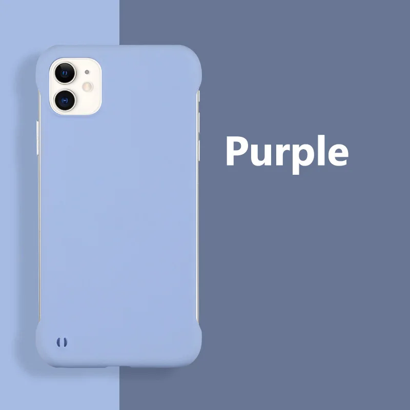 Slim Hard PC Frameless Phone Case For iPhone 13 12 11 Pro Max Mini XR XS X 6 6S 7 8 Plus SE 2 Shockproof Matte Solid Color Cover Slim Hard PC Frameless Phone Case For iPhone 13 12 11 Pro Max Mini XR XS X 6 6S 7 8 Plus SE 2 Shockproof Matte Solid Color Cover