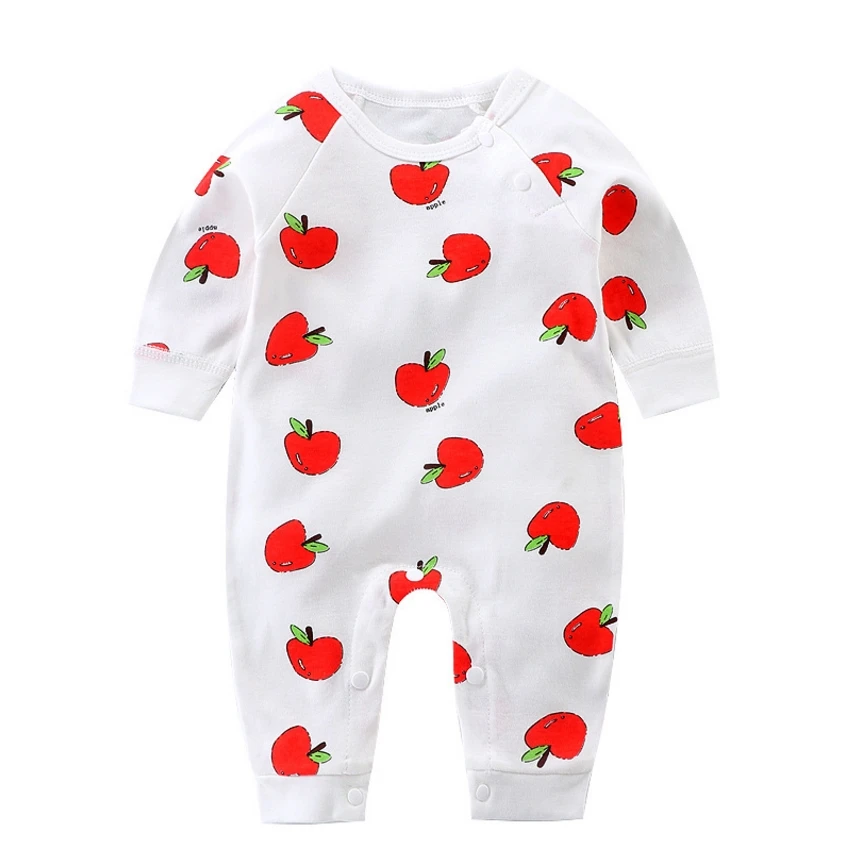 Newborn Baby Winter Cute Cartoon Cotton Clothes Baby Boys Girls Rompers Long Sleeve Clothing Overalls Costumes Jumpsuit Bamboo fiber children's clothes