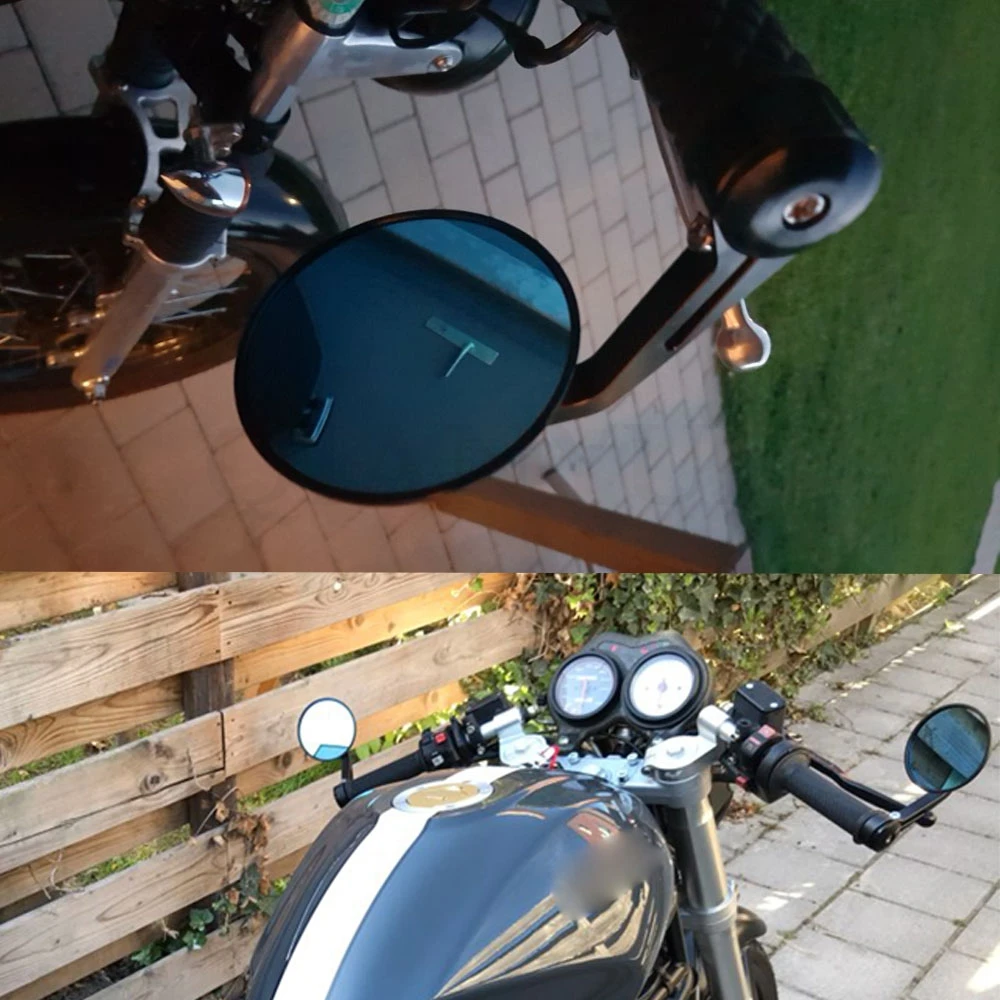 Универсальное 7/" мотоциклетное зеркало заднего вида с ручкой для KAWASAKI Z250 Z300 Z750 Z750S Z750R Z800 Z900 Z1000 Z1000SX