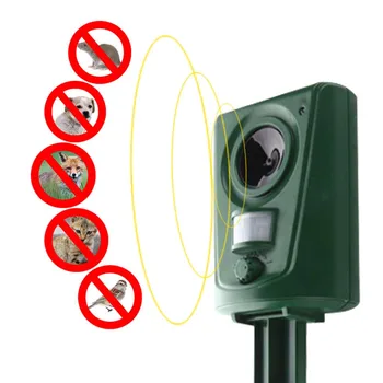

Solar Powered Ultrasonic Animal Pest Repeller Flying Bird Decoy Insect Pest Control For Scarecrow Yard Garden Supplies