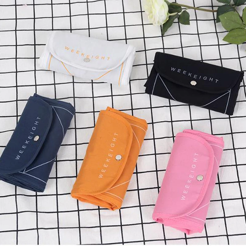Portable Eco Grocery Storage Bag Folding Large Capacity Handbags Omen Foldable Tote Waterproof Reusable Shopping Bags | Дом и сад