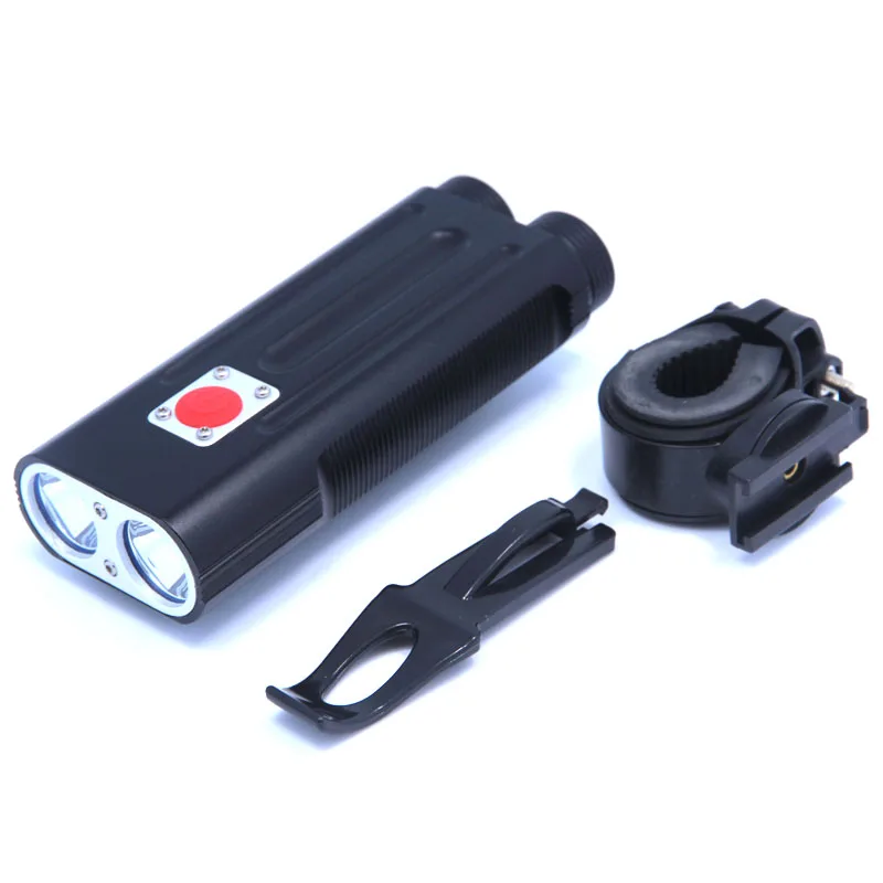 

2019 New Multi-functional High Quality 2*XM-T6 LED 3 Mode 3000 Lumens Flashlight Lantern 18650 Bike Light For Bicycle
