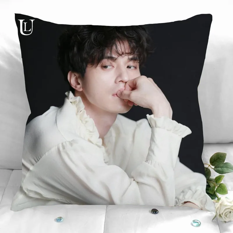 

New Custom Lee Dong Wook Pillowcases Printed Square Pillowcase Home Decorative Zipper Pillow Cover 35X35cm40X40cm(One Side)