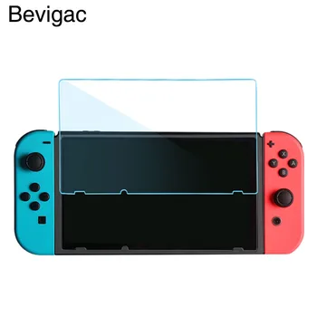 

Bevigac 2 PCS Tempered Glass Anti-Scratch High Definition Thin Screen Protector Film Protective Cover for Nintendo Switch NS NX