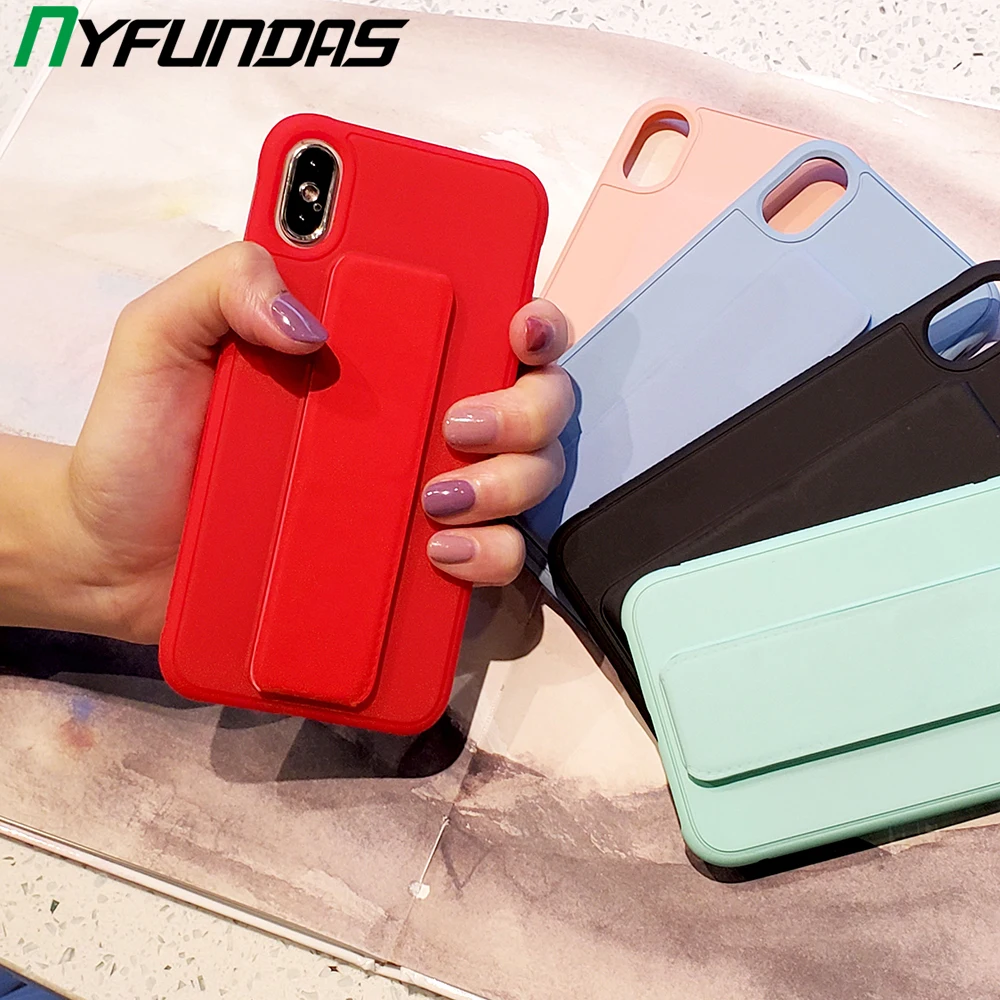 Чехол для телефона с ремешком на запястье IPhone 11 Pro Max 8 7 6 6s Plus X XR XS мягкий чехол из