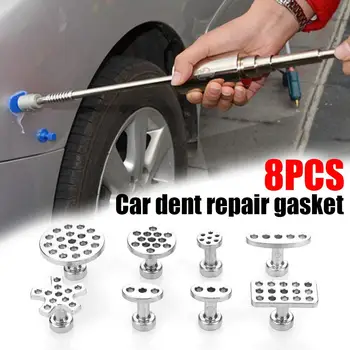 

Vehemo 8 Pcs Aluminum Glue Puller Car Dent Puller Paint Dent Repair Tool Pull Removal Widely Use Automotive