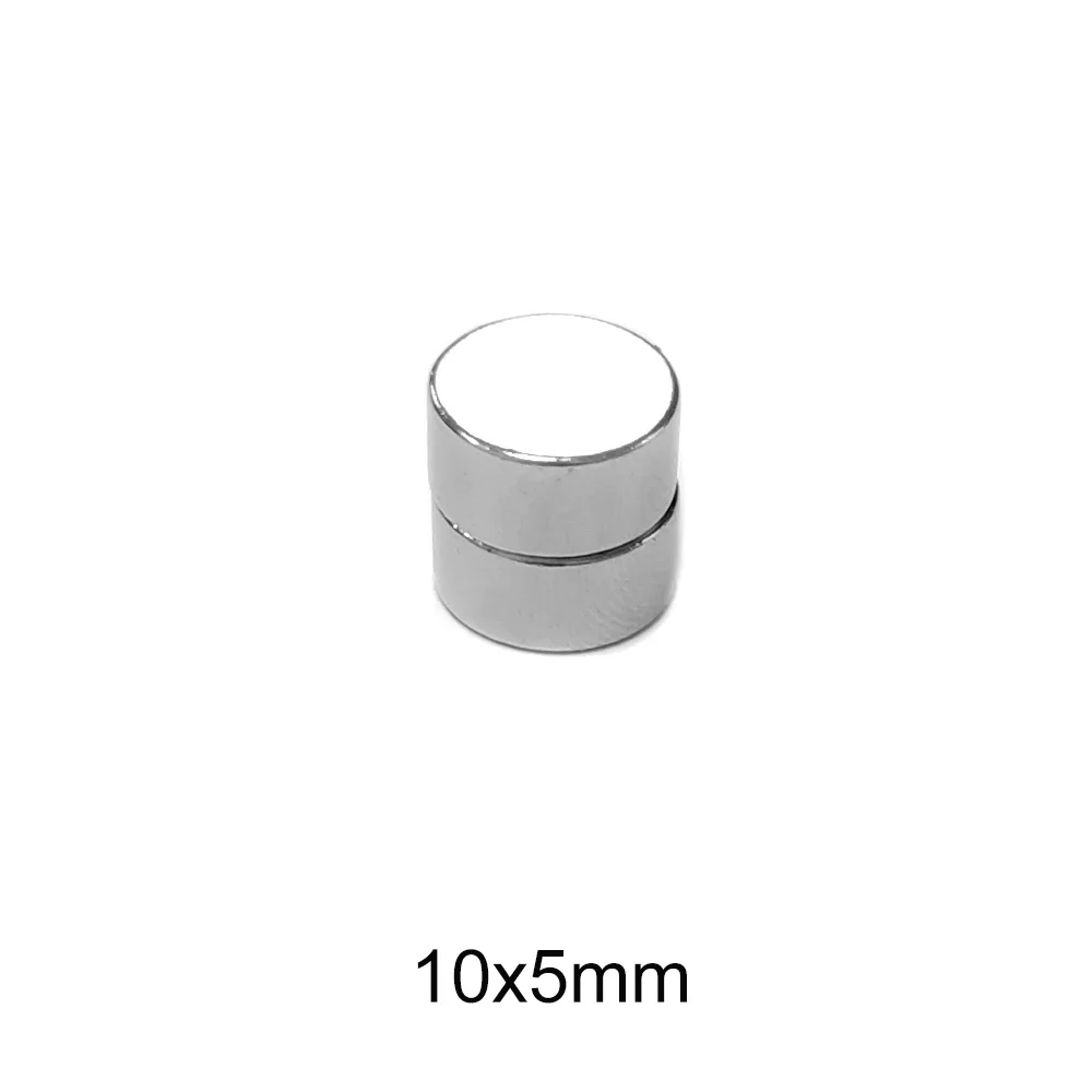 10/20/30/50/100/150PCS 10×5 mm Disc Strong Powerful Neodymium Magnet 10mmx5mm Round Search Magnet 10x5mm Permanent Magnet 10*5