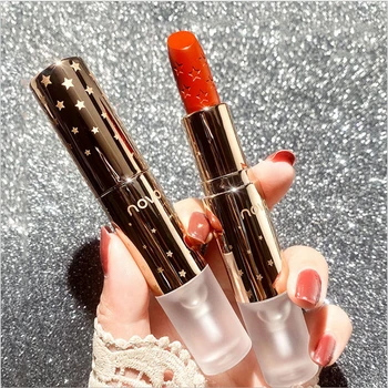 

NOVO Beauty raincoat lip mask lipstick waterproof and colorfast long-lasting make up transparent texture matte batom makeup