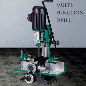 Best 220V/1000W Multifunction Drilling Machine Vertical Electric Square Tenon Machine Tenoning Machine Punch Woodworking Equipment