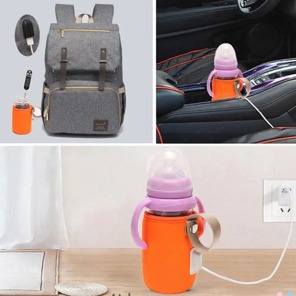 USB подогреватель молока воды прогулочная коляска детская бутылочка для