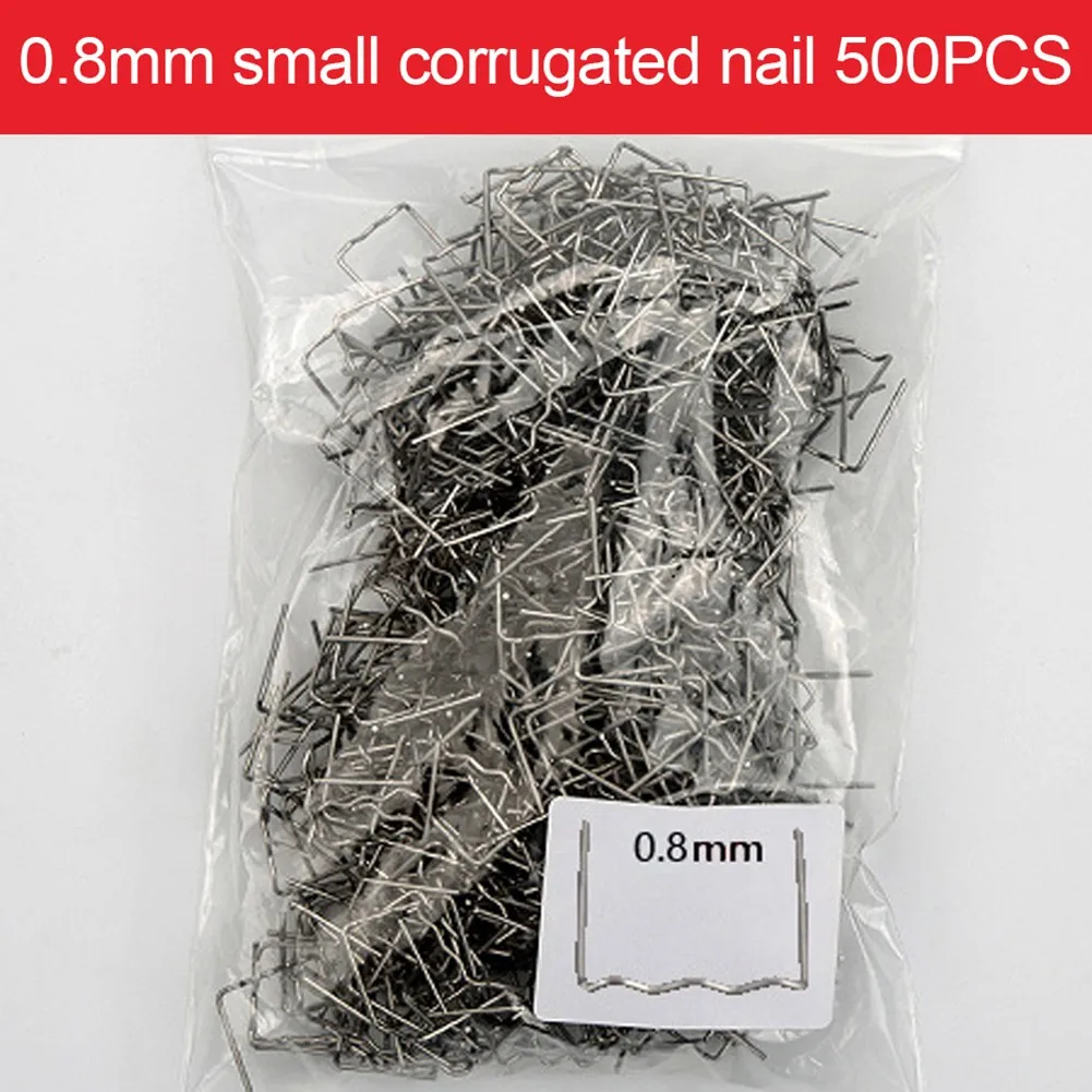 500PCS 0.6/0.8mm Hot Stapler Staples Wave Repair Staples Car Tools For Plastic Welder Cut Welding Machine Wave Staples Welder cheap stick welder