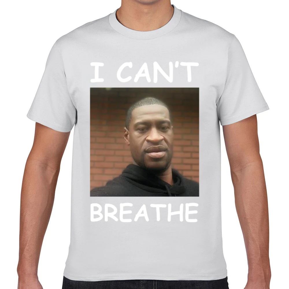 Tops T Shirt Men I Cant Breathe George 