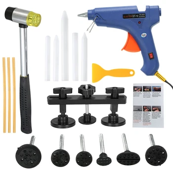 

Car Body Dent Puller Aluminum Balance Bridge Set Tool Auto Hail Pit Repair Kit US/EU Plug Removing Dents Dent Remover