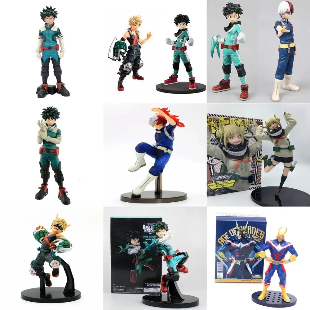 2020 мой герой Академия рисунок возраст героев ПВХ экшн Статуэтка Midoriya Deku Bakugou Katsuki
