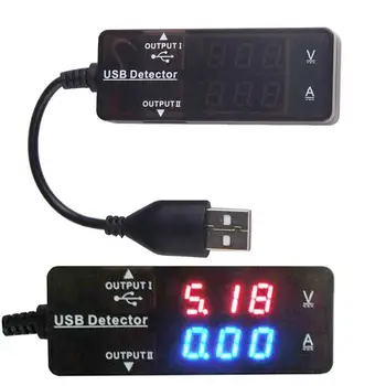 

USB Digital Display Current Voltage Power Detector Tester Meter for Phone Tablet for Smartphone Mobile Power Bank