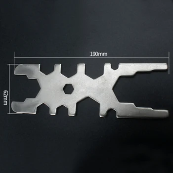 

Picture of Color Faucet Wrench Durable Multifunctional Sleeve Repair Tool Wrench Kitchen Nut Simple Accessory