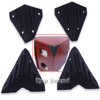 

4pcs Plastic Corner Protector Safe Decoration Right Angle Protection Cover for Loudspeaker Box Amplifier 70x42mm