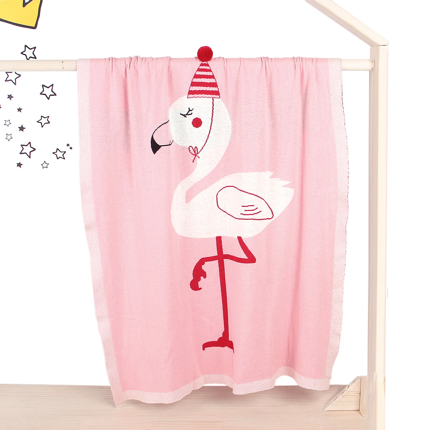 

Winter Baby Blankets Newborns Thicken Flannel Swaddle Baby Blanket Warm Baby Swaddle Wrap Soft Newborn Blanket Embroidered