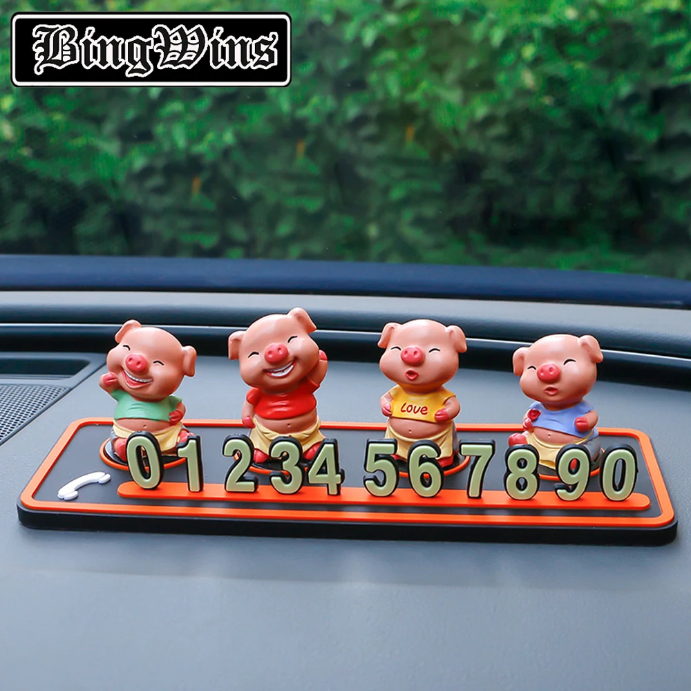 

Car Styling Noctilucent Sticker Temporary Car Parking Phone Number Card Plate Car Park Stop Car-styling Automobile Accessories