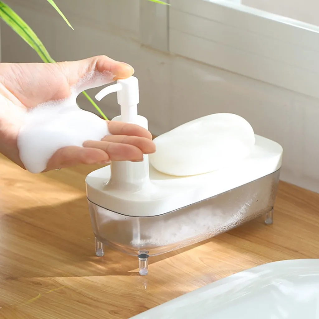 

Liquid Soap Family Lotion Bottle Pump Shampoo Container Foam Dispenser Bathroom Kitchen Soap Shampoo Box
