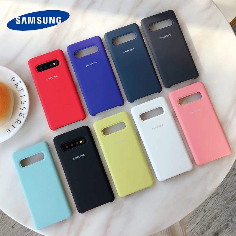 Купить Оригинальный чехол S10 для Samsung Galaxy / S10E/S10 высококачественный шелковистый мягкий | Бамперы (4000926591097)