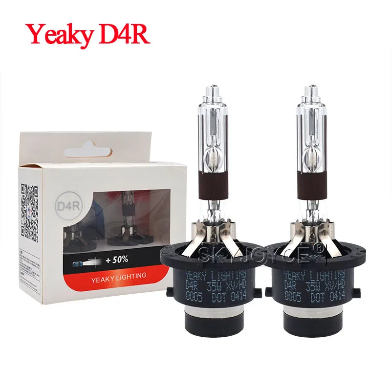SKYJOYCE Original Yeaky D2S Xenon HID Bulb Lamp 4500K 5500K 6500K 35W D2R D4S D4R Xenon Light Auto Headlight Bulb Car Retrofit (6)