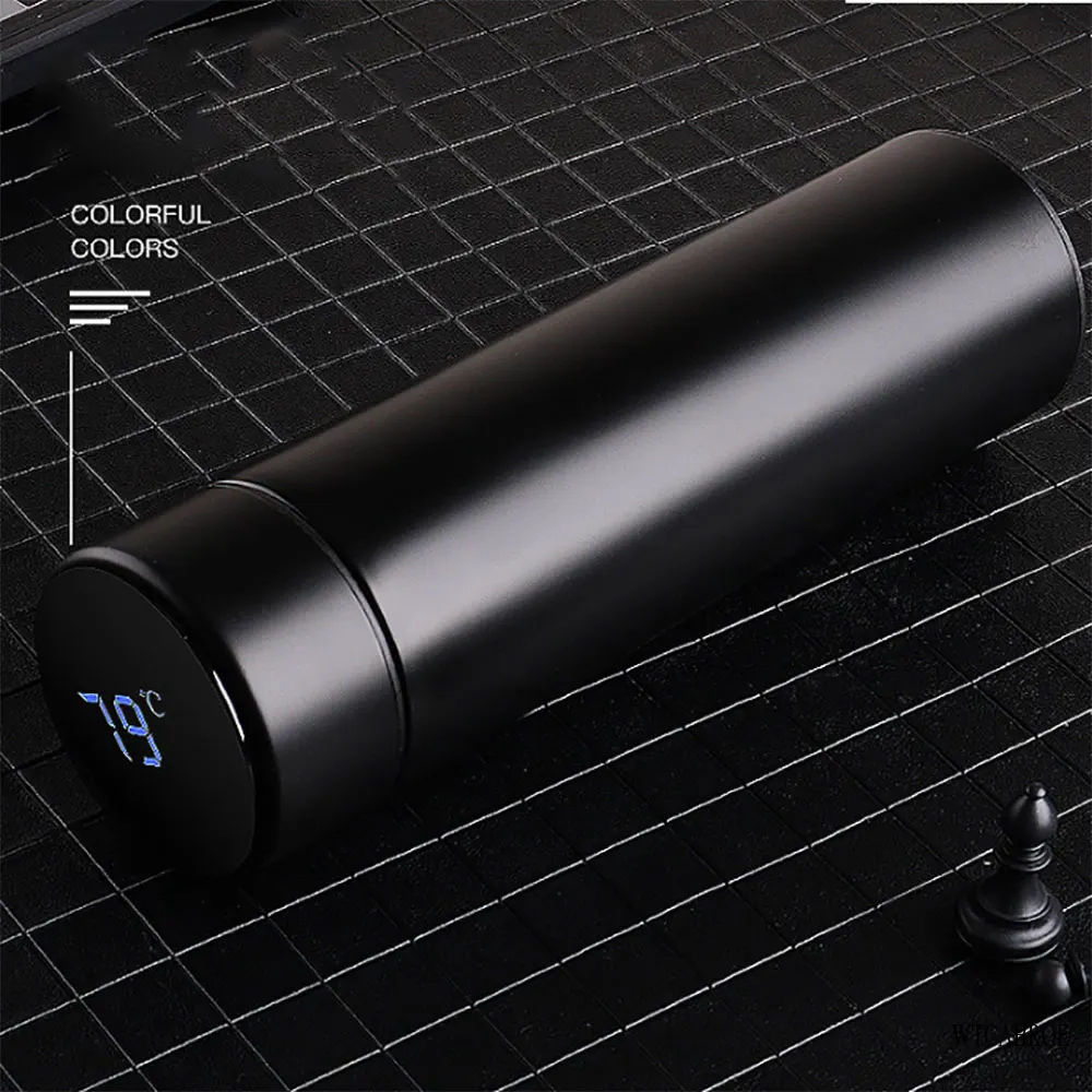 thumbnail image 1 of 500ml Coffee Thermos Intelligent Stainless Steel Water Bottle Cup Temperature Display Vacuum Flasks Travel Thermal Mug Keep Cup, 1 of 5
