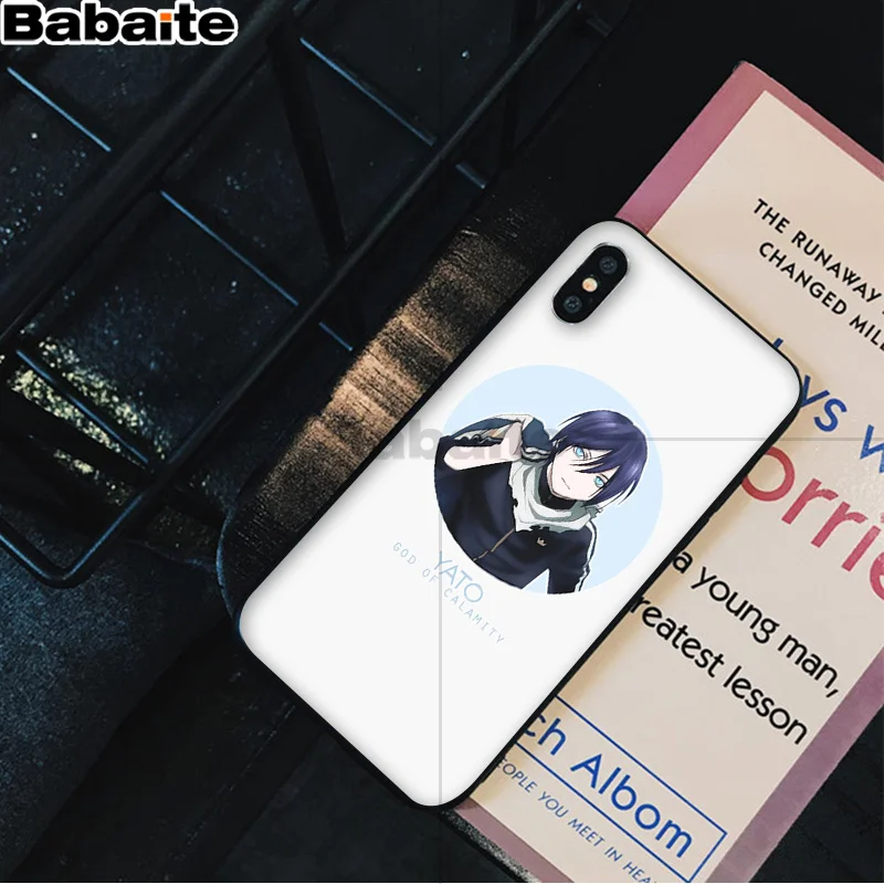 A12 Babaite Noragami yato Аниме новое поступление черная ячейка чехол для iPhone X XS MAX 6 6S 7 7plus 8 8Plus 5 5S XR - Цвет: A12