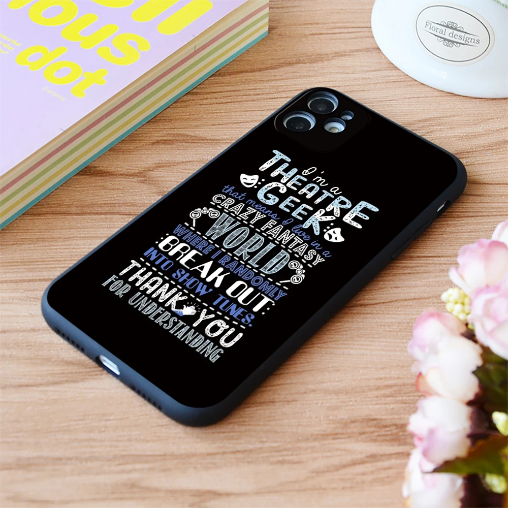 Iphoneシアターオタクプリントソフトマットappleのiphoneケース6 7 8 11 12プラスpro X Xr Xs最大se Phone Case Covers Aliexpress