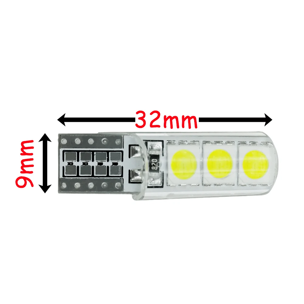 LSlight 2 шт. высокое качество T10 W5W T10 194 168 6SMD светодиодные парковочные лампы Авто габаритный фонарь для внутреннего чтения купольные указатели поворота