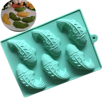 

6 holes carp Silicone cake mold, silicone chocolate mold