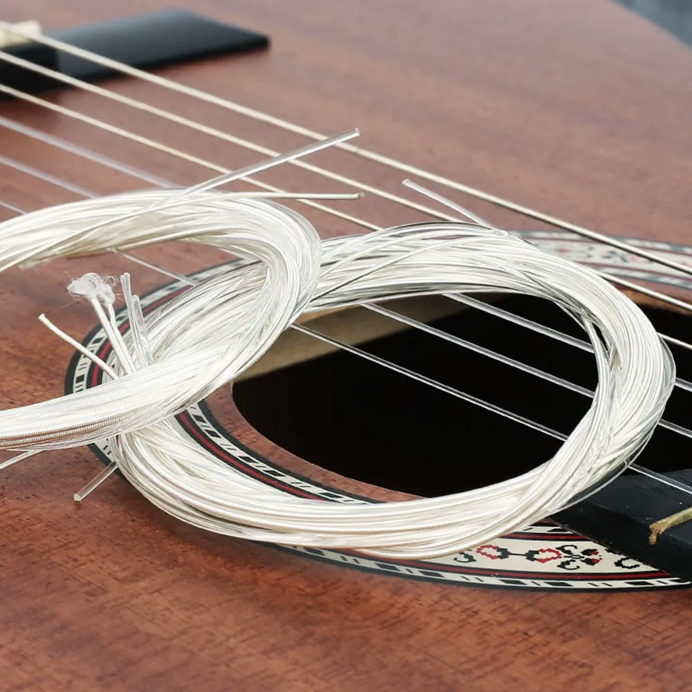 

Guitar Strings Set Of 6pcs Classical Guitar Nylon Strings Replacement Accessories High Quality Classical Guitar Parts Accessorie