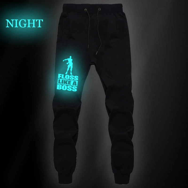 

2019 Men's Jogging Long Pants harajuku Fashion Casual Breathable Floss Like A Boss Mens Straight Pants Jogger Trousers outwear