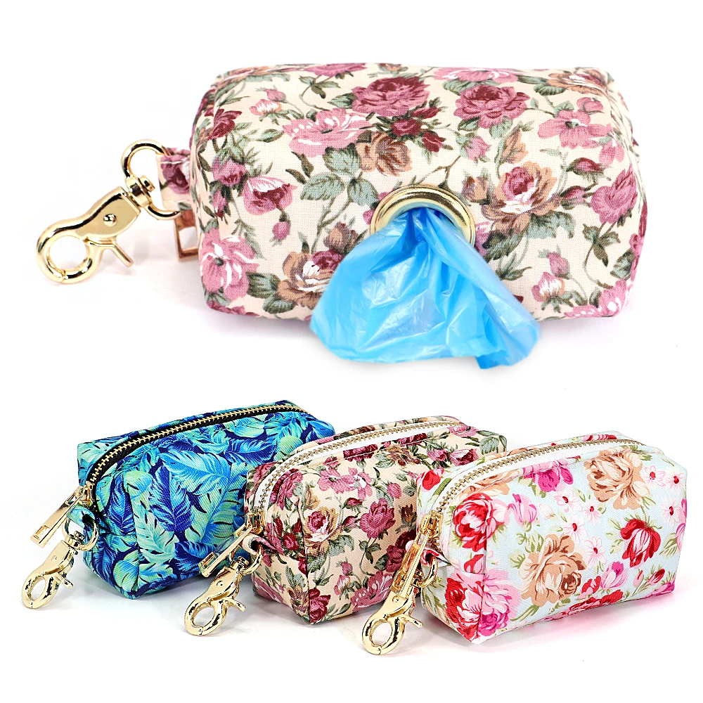

Dog Poop Bag Holder Leash Attachment Protable Pet Waste Bag Dispenser Snack Bag for Outdoors Waiking Hiking Pet Supplies