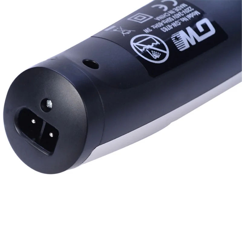 GW USB профессиональная машинка для стрижки волос с usb-кабелем перезаряжаемая Водонепроницаемая Мужская машинка для стрижки волос беспроводной ЖК-монитор