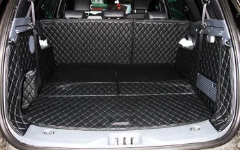 

Good quality! Special car trunk mats for Ford Everest 7 seats 2019 waterproof boot carpets cargo liner mat for Everest 2018-2016
