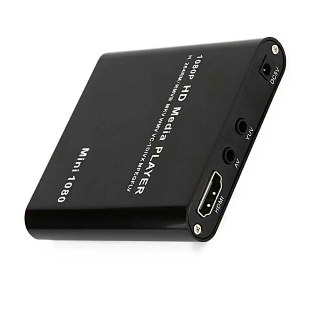 1080P Мини мульти цифровой видео аудио медиаплеер USB SD MMC HD MKV AV HDMI