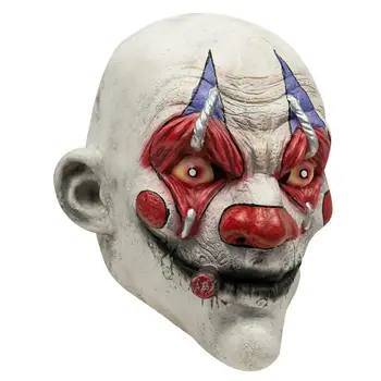 

1Pc Halloween Clown Mask Durable Realistic Full Face Latex Mask