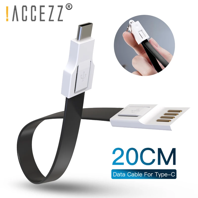

!ACCEZZ USB Type C Cable Fast Charging Data For Samsung S8 S9 S10 Huawei P20 30 Pro USB C Type-C Charger Cord For Xiaomi OnePlus