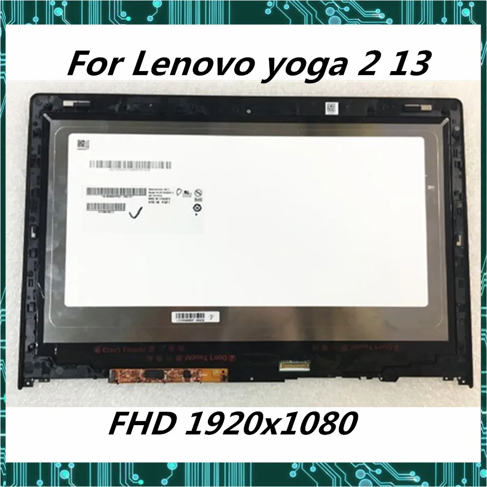 Для lenovo yoga 2 13 ЖК сенсорный экран дигитайзер замена в сборе B133HAN02.0 LP133WF2 SPA1 FHD 1920x1080 протестировано