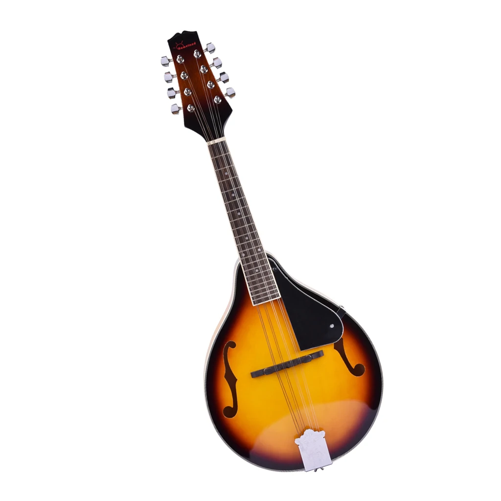 8 струнные акустические мандолины липа Sunburst Музыкальные инструменты