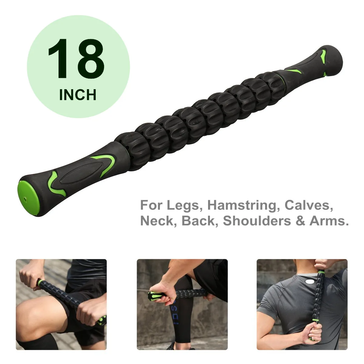 Yoga Massage Roller Stick Deep Relax Fascia Muscle Stick Fitness Back Roller Exercise Equipment For Therapy Relieve Physio